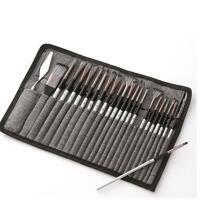 Без бренда «Коробка 50 шт.: Набор кистей для рисования в чехле, премиум набор (23 нейлоновых кисти, 1 мастихин)» в Подольске в интернет-магазине Без бренда «Коробка 50 шт.: Набор кистей для рисования в чехле, премиум набор (23 нейлоновых кисти, 1 мастихин)» в Подольске