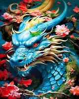 Без бренда «Бирюзовый дракон среди цветов» в Подольске