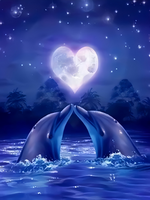 Без бренда «Дельфины под луной вида сердца» в Подольске