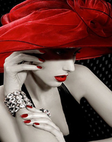 Без бренда «Коробка 20 шт: Девушка с красной шляпой» в Подольске