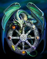 Без бренда «Коробка 20 шт: Дракон на магическом круге» в Подольске