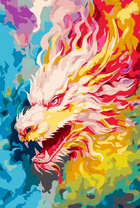 Без бренда «Разноцветный огненный дракон» в Подольске в интернет-магазине  Без бренда «Разноцветный огненный дракон» в Подольске