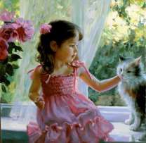 Без бренда «Девочка с кошкой на подоконнике» в Подольске