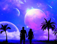 Без бренда «Влюбленная пара под ночным небом» в Подольске в интернет-магазине Без бренда «Влюбленная пара под ночным небом» в Подольске