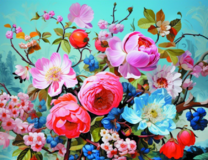 Без бренда «Пионы и другие цветы» в Подольске в интернет-магазине  Без бренда «Пионы и другие цветы» в Подольске