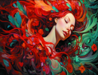 Без бренда «Стилизация красивой девушки в цветах» в Подольске в интернет-магазине Без бренда «Стилизация красивой девушки в цветах» в Подольске